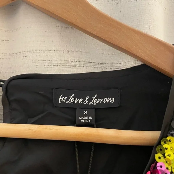 For Love and Lemons Morrison Mini Dress, Dahlia - S - Picture 7 of 8